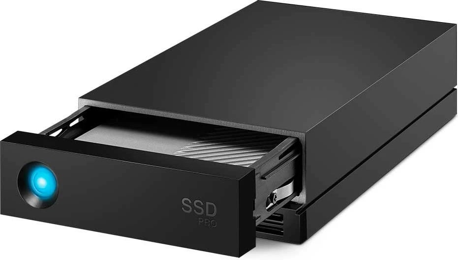 SSD LaCie 1big Dock Pro, 4 TB, USB Type-A, 3.2 Gen 1, 2800 MB/s, Ngjyrë e zezë