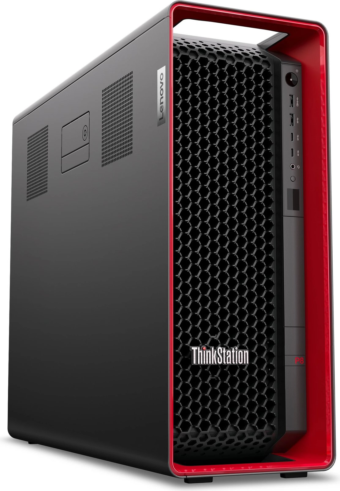 Kasë Lenovo ThinkStation P8, AMD Ryzen Threadripper PRO 7975WX, 128GB RAM, 2TB SSD, Windows 11 Pro, e zezë