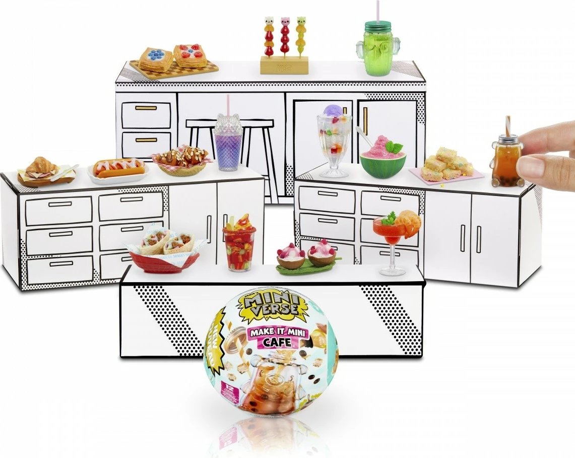 Set figurina MGA Miniverse Make It Mini Foods: Cafe, plastikë, 1 copë Set figurina MGA Miniverse Make It Mini Foods: Cafe, plastikë, 1 copë