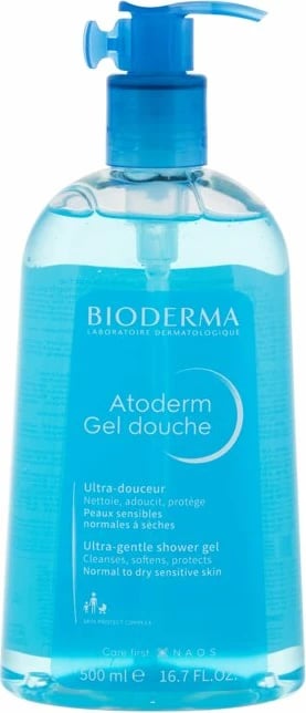Xhel për dush BIODERMA Atoderm Gentle Cleansing Gel 500ml Xhel për dush BIODERMA Atoderm Gentle Cleansing Gel 500ml