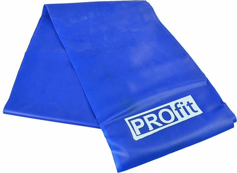 Shirit stërvitjeje PROFIT LONG MEDIUM 200x15x0.45cm blu DK 2227