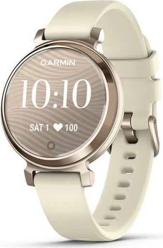 Smartwatch Garmin Lily 2, ekran me prekje, GPS, 5 ditë bateri, krem