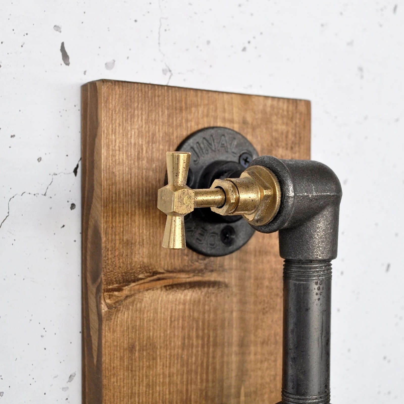 Llambë muri Opviq, dru i fortë, e zezë, PP167