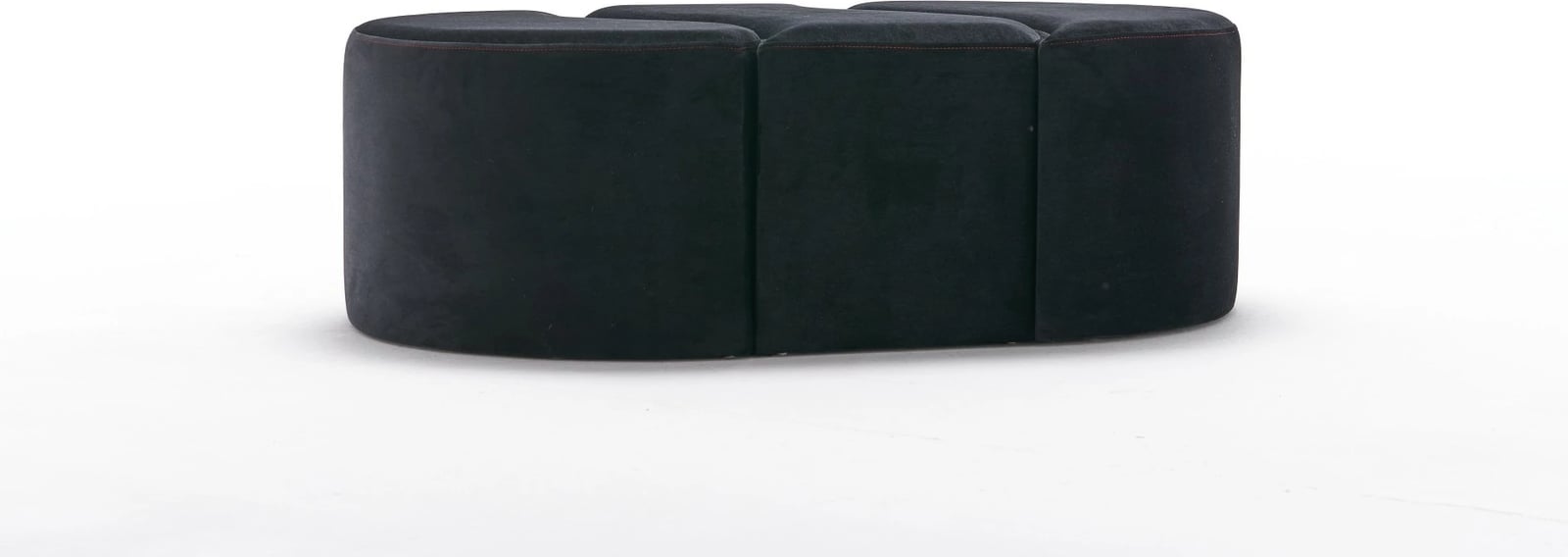 Pufë Alya, Atelier del Sofa, anthracite dhe rozë, set prej 2 copash