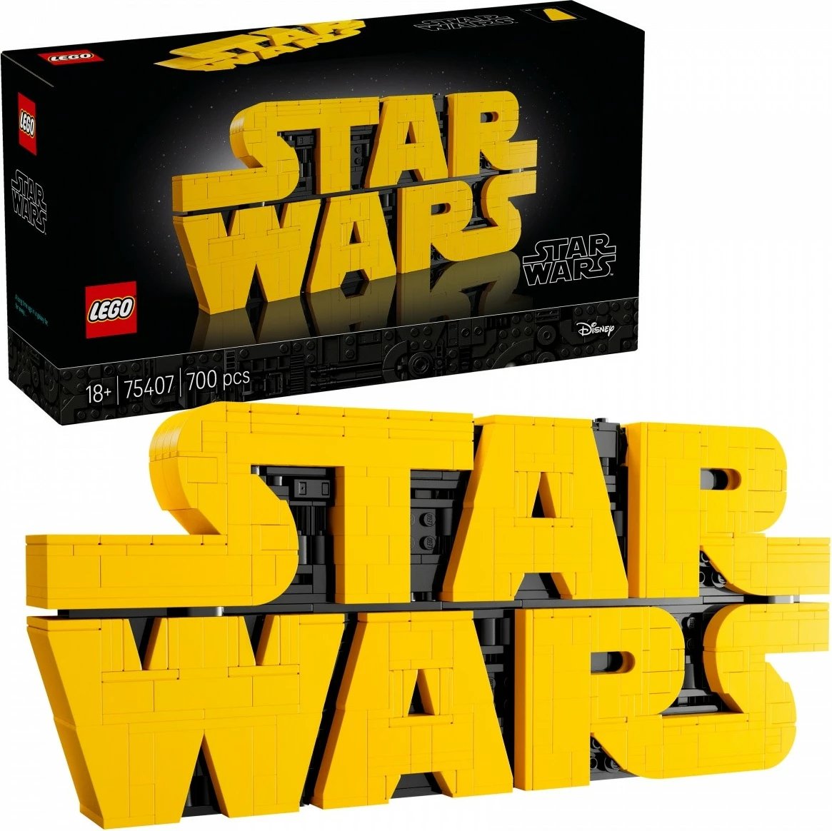 Set LEGO Star Wars 75407, 700 pjesë, logo 3D, e verdhë