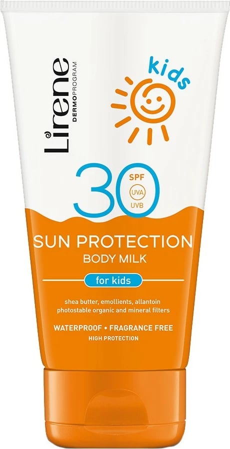 Qumësht mbrojtës ndaj diellit Lirene 30 SPF, 150 ml