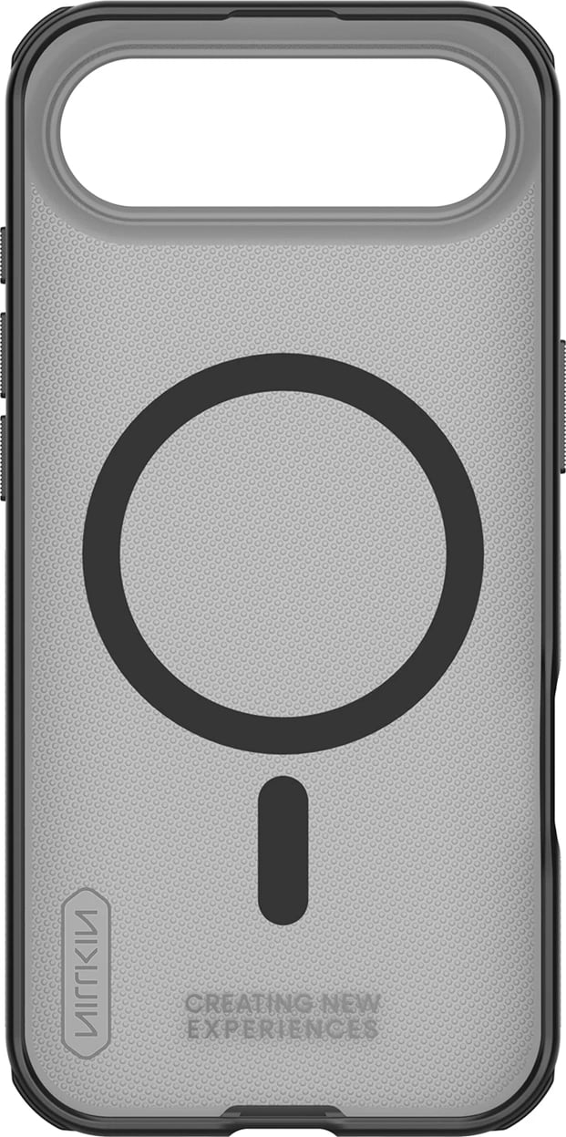 Mbështjellës, Nillkin, Super Frosted Shield Pro, për iPhone 17 Air, MagSafe kompatibil, PC+TPU, transparent e zezë