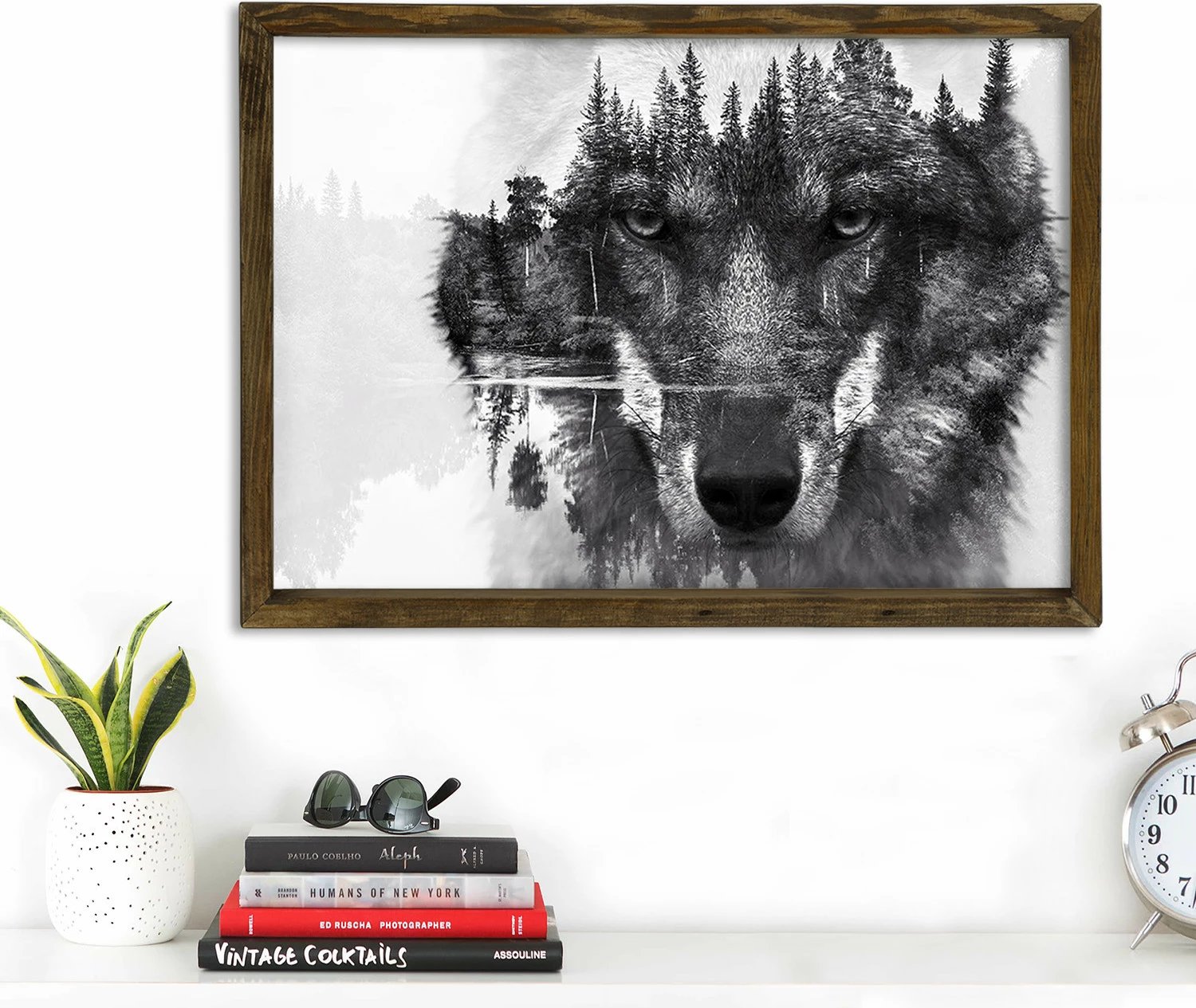 Pikturë dekorative me kornizë MDF, shumëngjyrëshe, Wallity, OZM778, 50x70x3.5cm