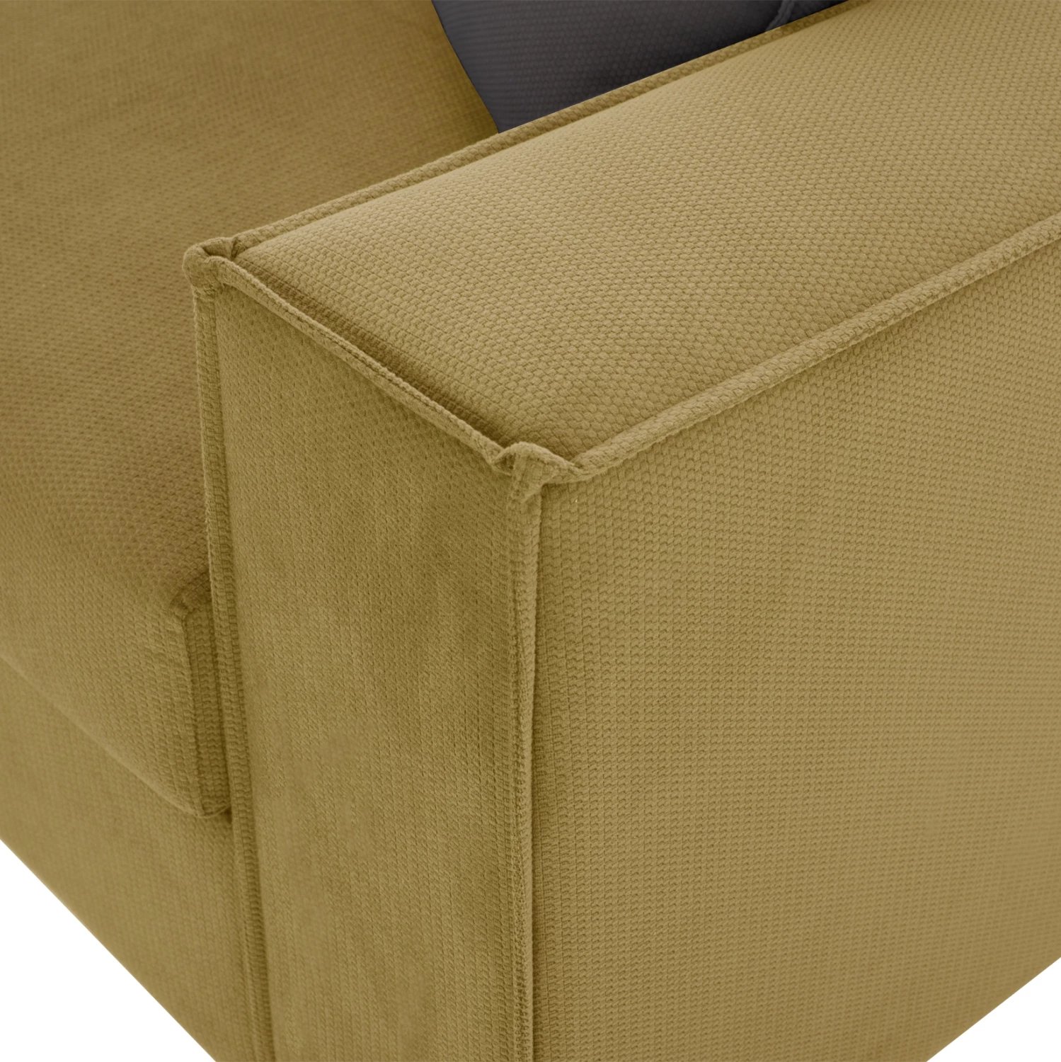 Divan këndor MONACO FH3257.09, ngjyrë ari, i ndërrueshëm, 240x170x86