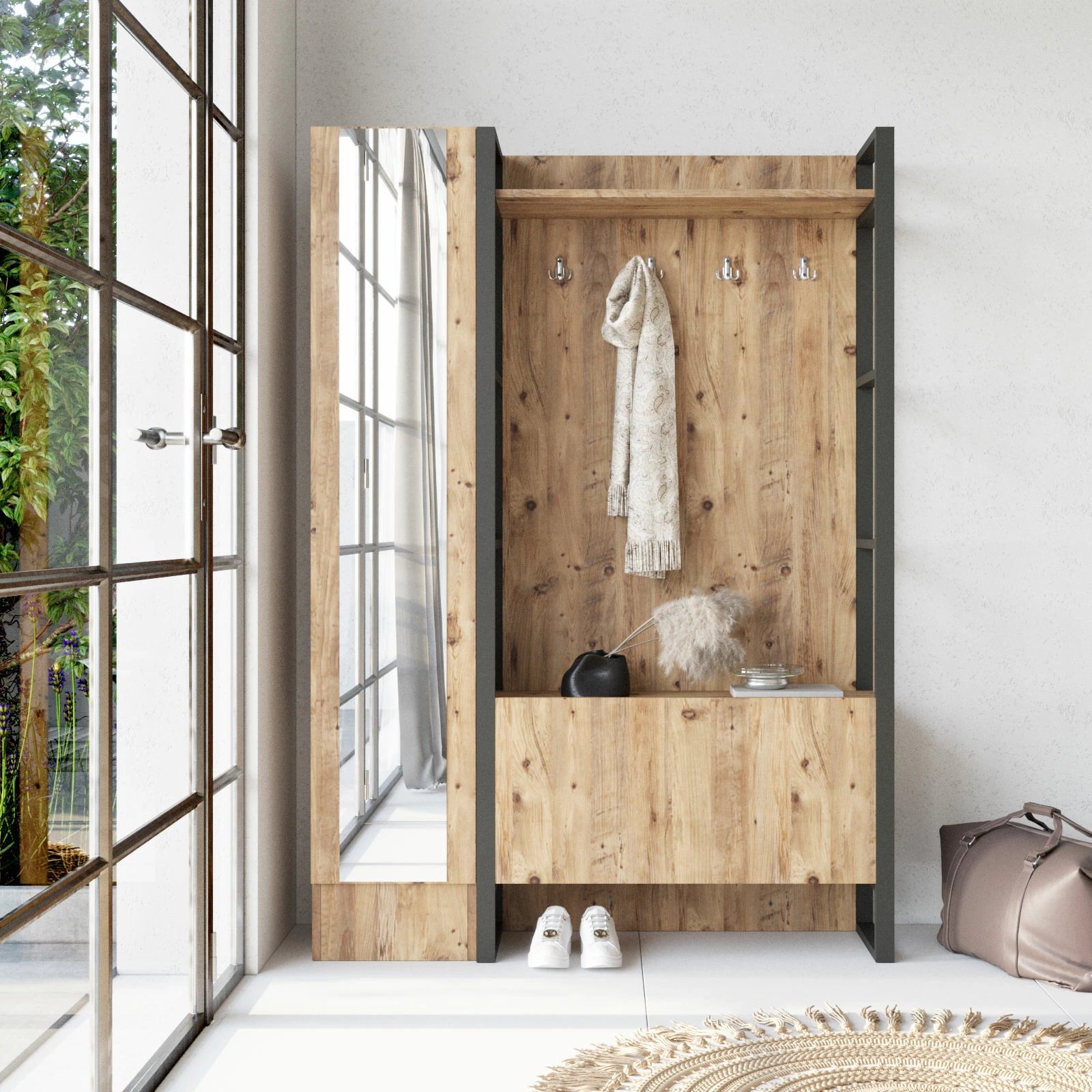 Stendë korridori Hanah Home, ngjyrë Atlantic Pine, Ml16-A