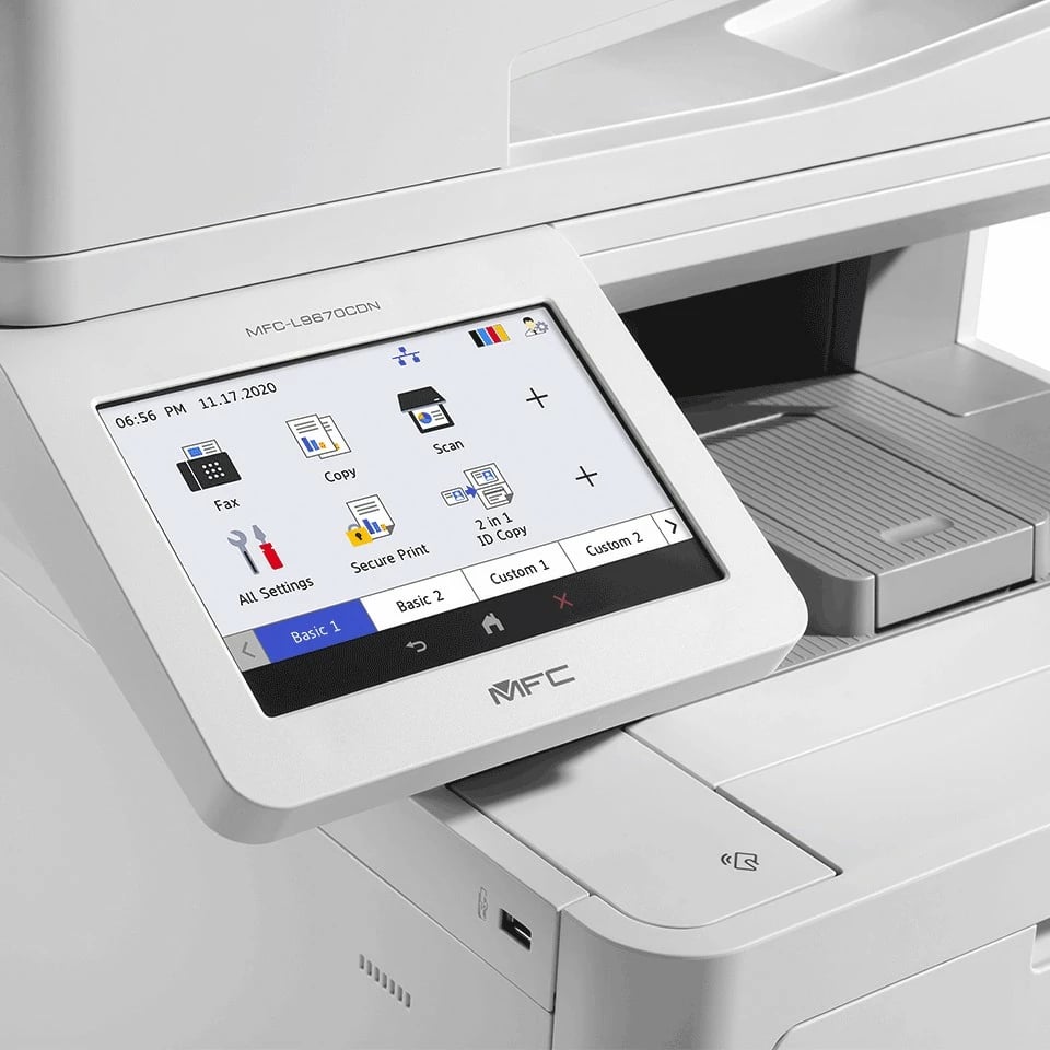 Printer Brother MFC-L9670CDN, Laser, Printim me ngjyra, 2400 x 600 DPI, A4, Printim direkt, Bardhë