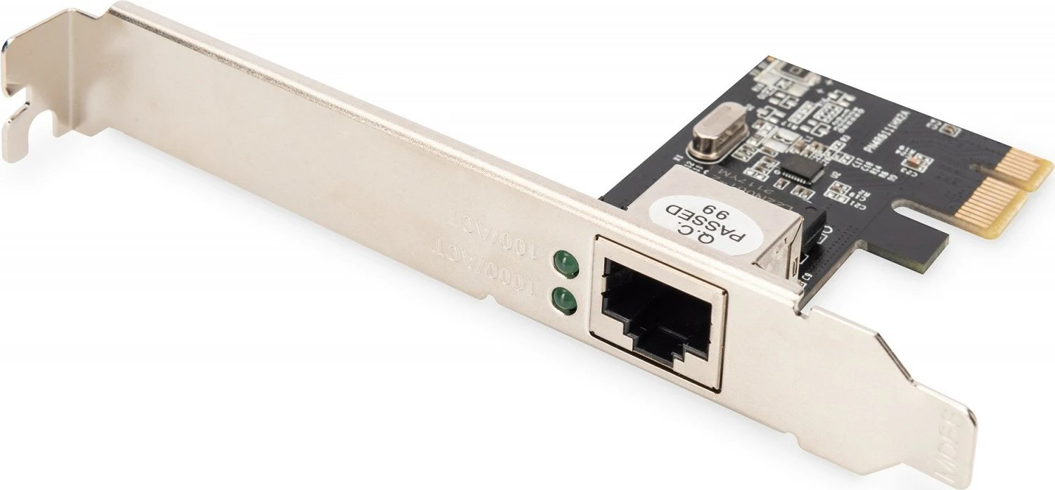 Kartelë rrjeti Digitus DN-10130-1, PCI Express, 1x RJ45 LAN, Gigabit, Low Profile Kartelë rrjeti Digitus DN-10130-1, PCI Express, 1x RJ45 LAN, Gigabit, Low Profile