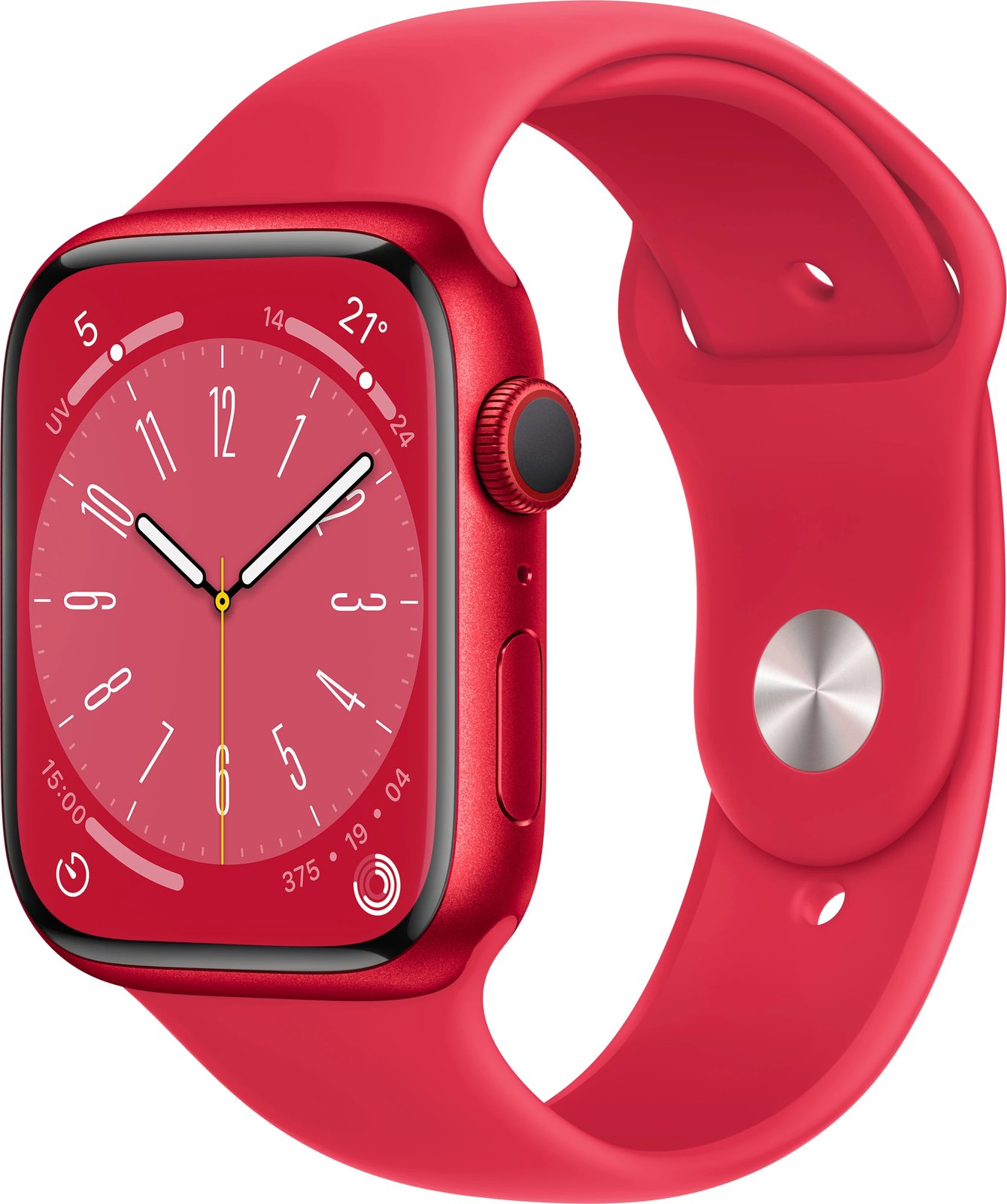 Smartwatch Apple Seria 8, 45mm, GPS, e kuqe