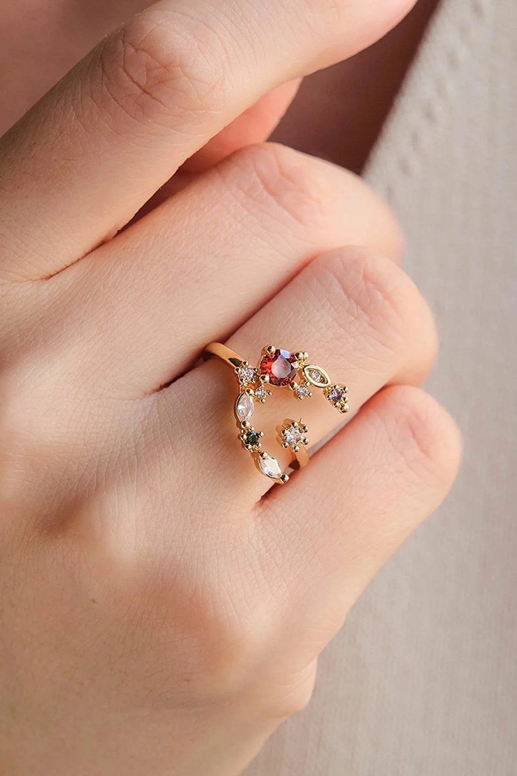 Unazë dekorative, ngjyrë ari, Jumeon