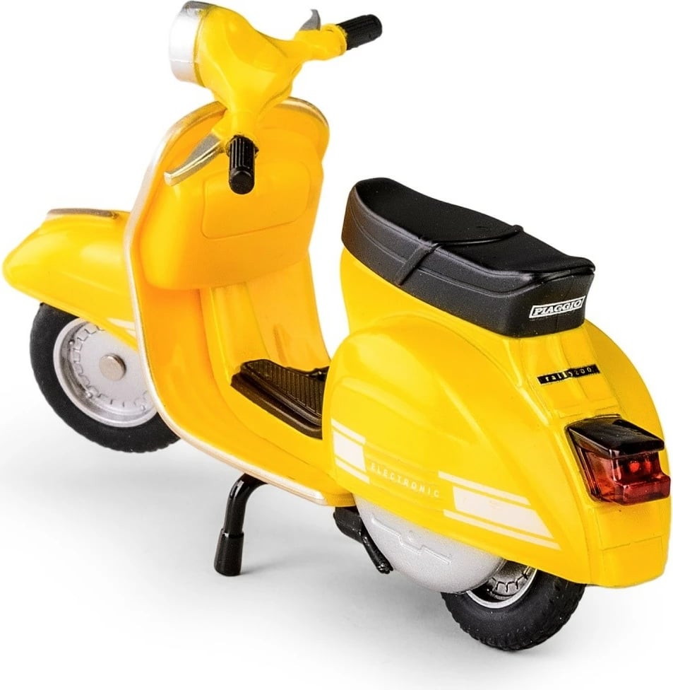 Model motoçikletë Daffi Vespa 200 Rally 1:18, e verdhë
