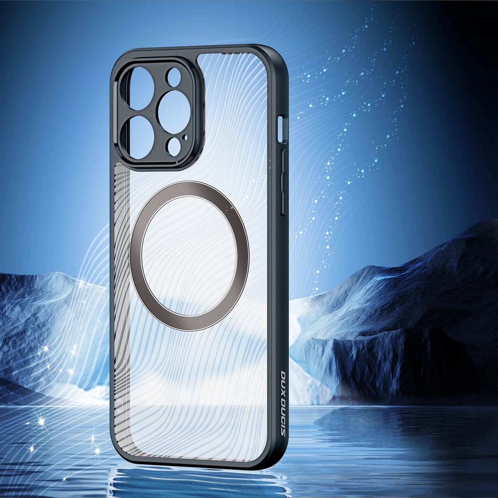 Mbështjellës i blinduar Dux Ducis Aimo Mag për iPhone 14 Pro, MagSafe, zi