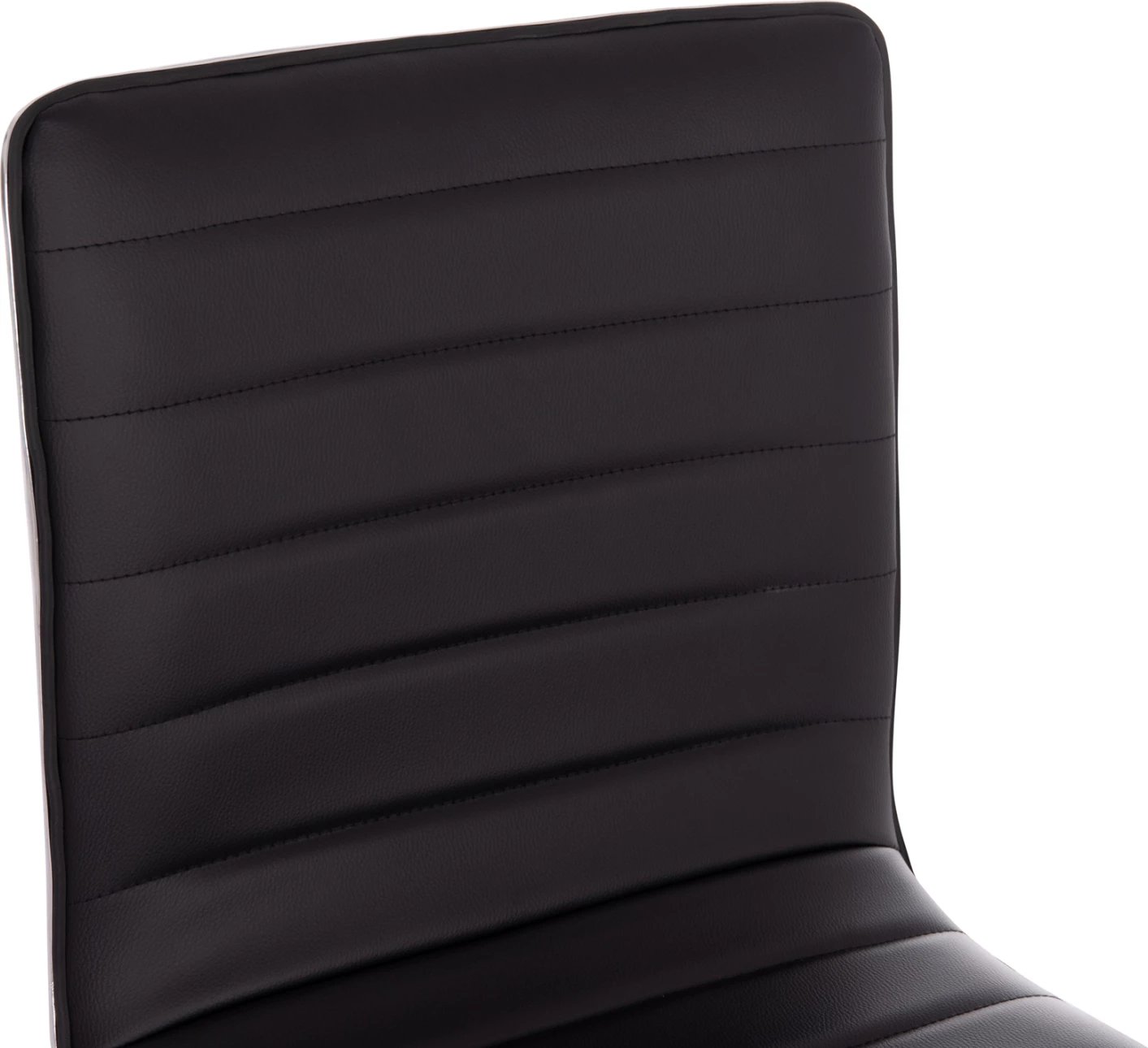 Karrige për bar rrotulluese Nexus, lëkurë PU e zezë, FH209.21, set prej 2 copash, 43x47x116cm