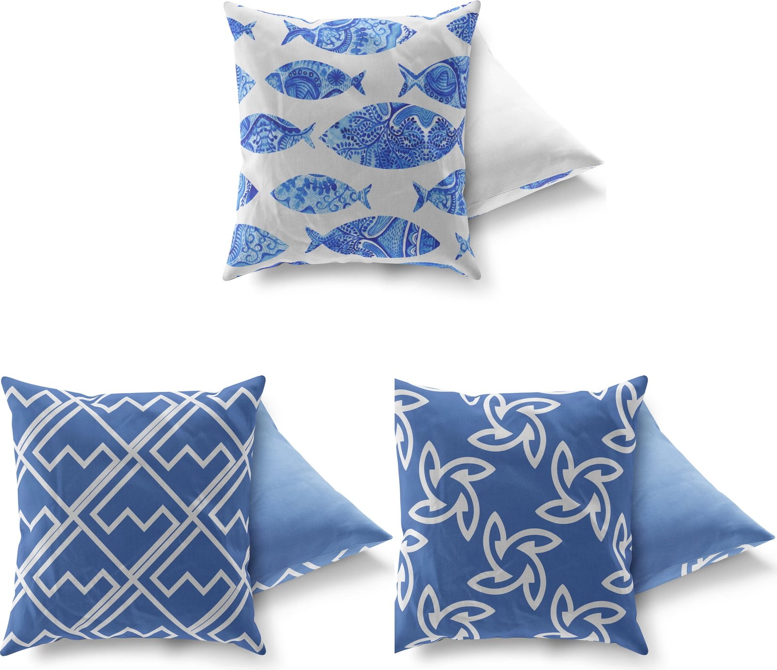 Set jastëkësh dekorativ (3 copë), Aberto Design, AC-4638-4634-4150