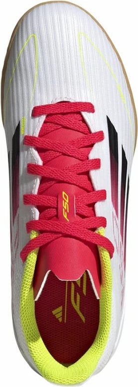 Atlete futbolli për fëmijë adidas, të bardha