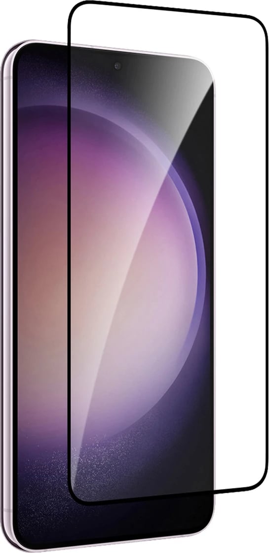 Xham mbrojtës Puro Frame Tempered Glass për Samsung Galaxy S25+ / S24+, me kornizë të zezë