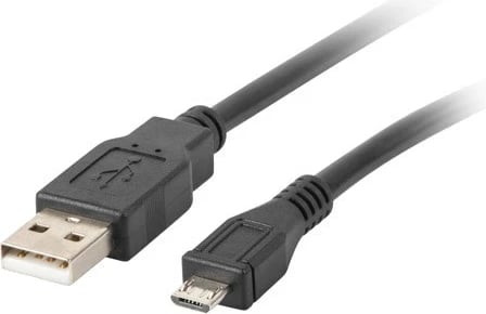 Kabllo Lanberg CA-USBM-10CC-0018, e zezë