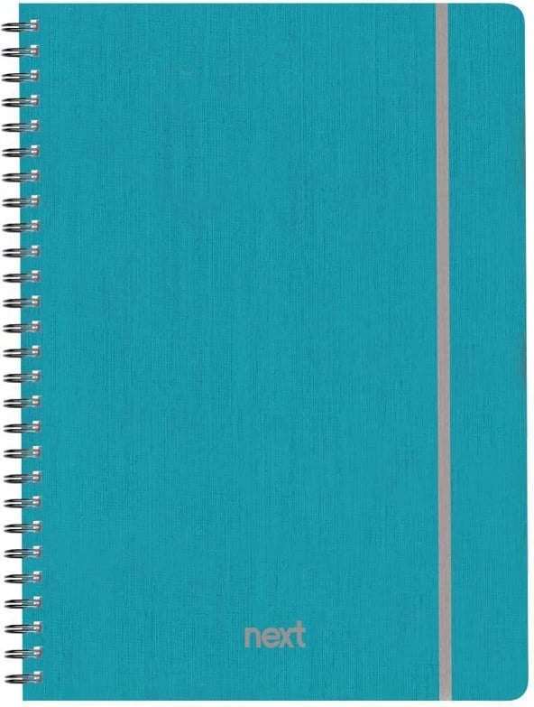 Fletore spirale Next me mbështjellës tekstili, 17x25cm, Blu