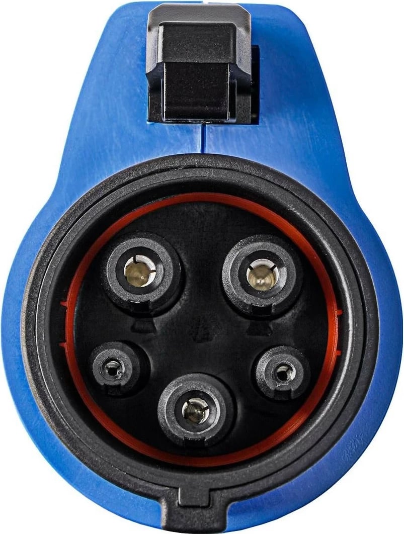 Kabëll karikimi veture elektrike Akyga AK-EC-08, Type 2/Type 1, 1-fazë, 32A, 7.2kW, 6m, zi-kaltër