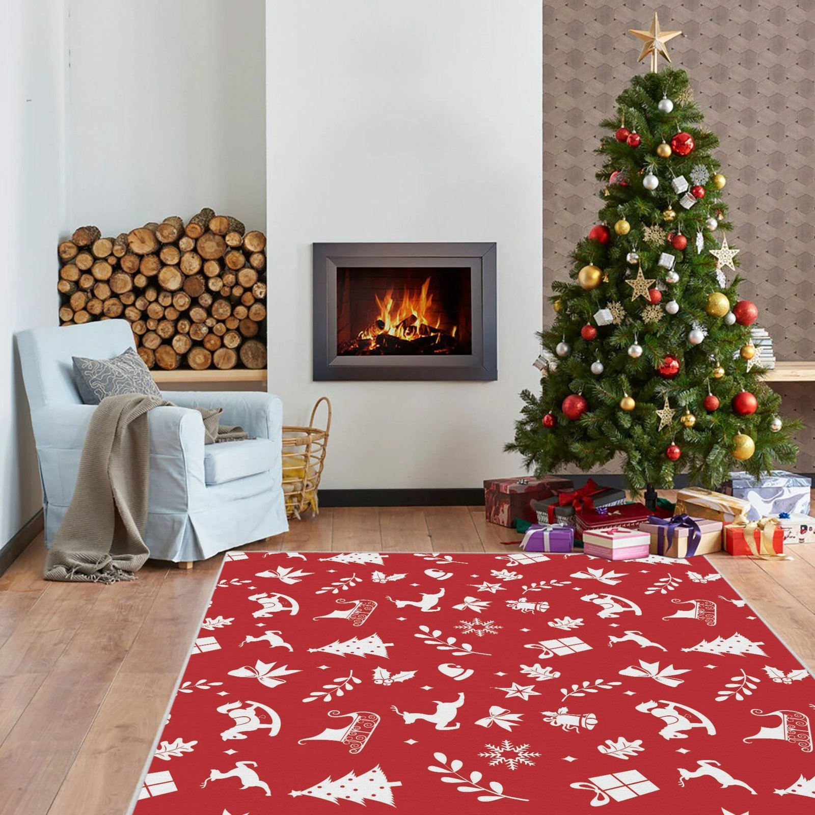 Qilim i kuq e bardhë, Conceptum Hypnose, Woopamuk441, 80x300cm