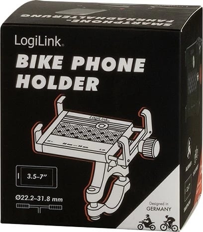 Mbështjellës LogiLink AA0146 për celular, rrotullim 360°, alumini, i zi/kuq