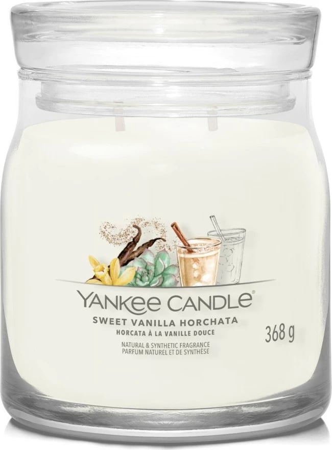 Qiri aromatik Yankee Candle Sweet Vanilla Horchata 368g