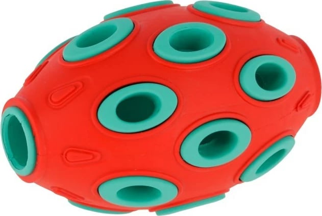 Lodër qeni KERBL Rugby ToyFastic, 12cm, e gjelbër