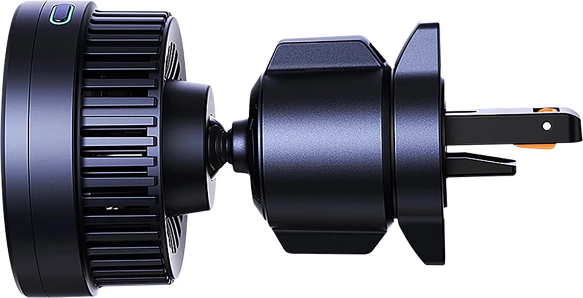 Mbajtës magnetik Baseus MagPro BS-CW04 me karikues wireless 15W, për ventilator të makinës, Zi