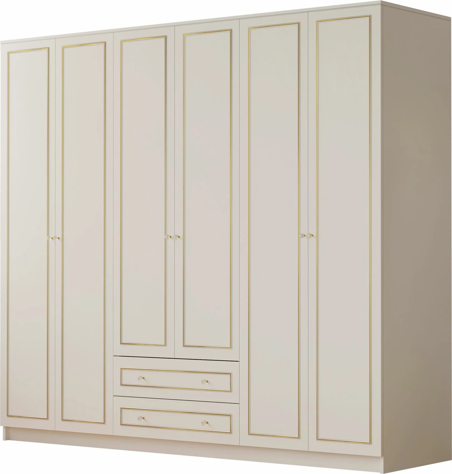 Dollap Skye Decor, ngjyrë e bardhë mat, RB-085