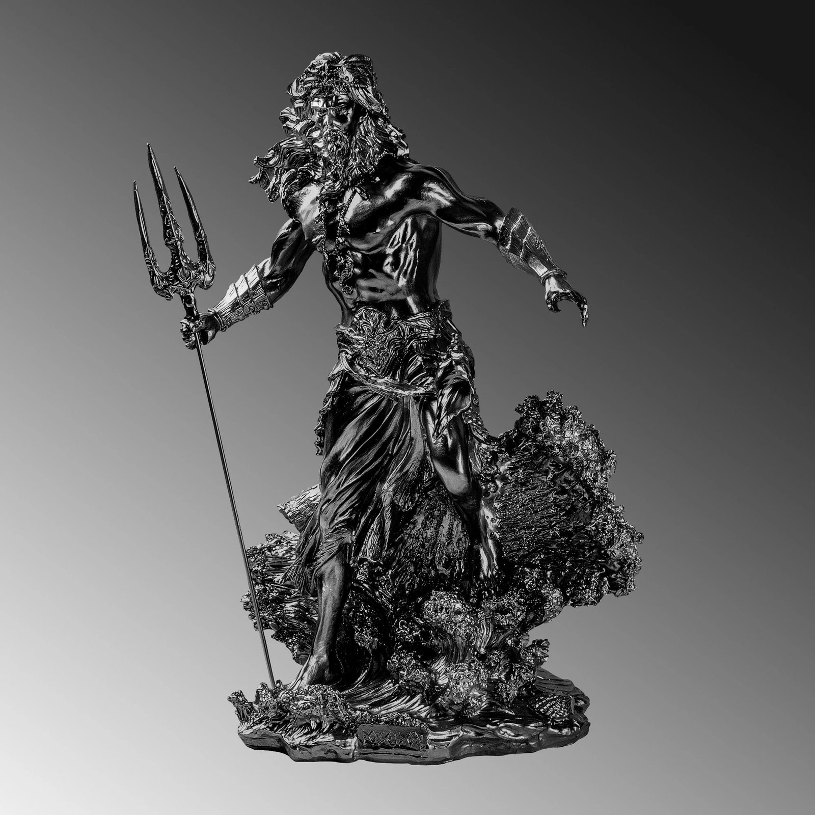 Objekt dekorativ Evila Originals, Yak-035-C, ngjyrë e zezë