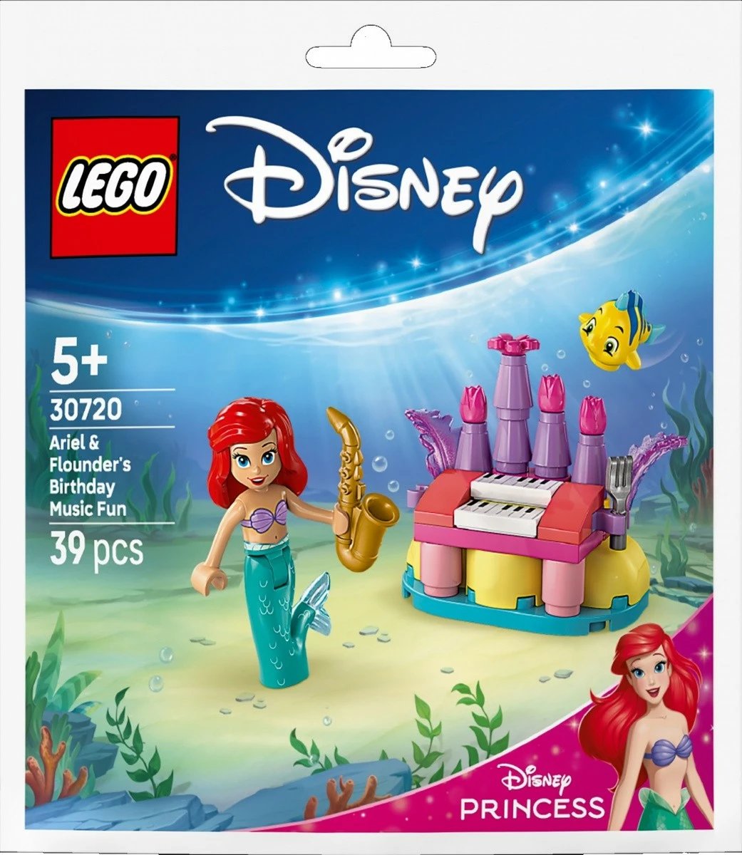 Set LEGO Disney Princess 30720 Ariel dhe Flounder, 39 copa, 5+