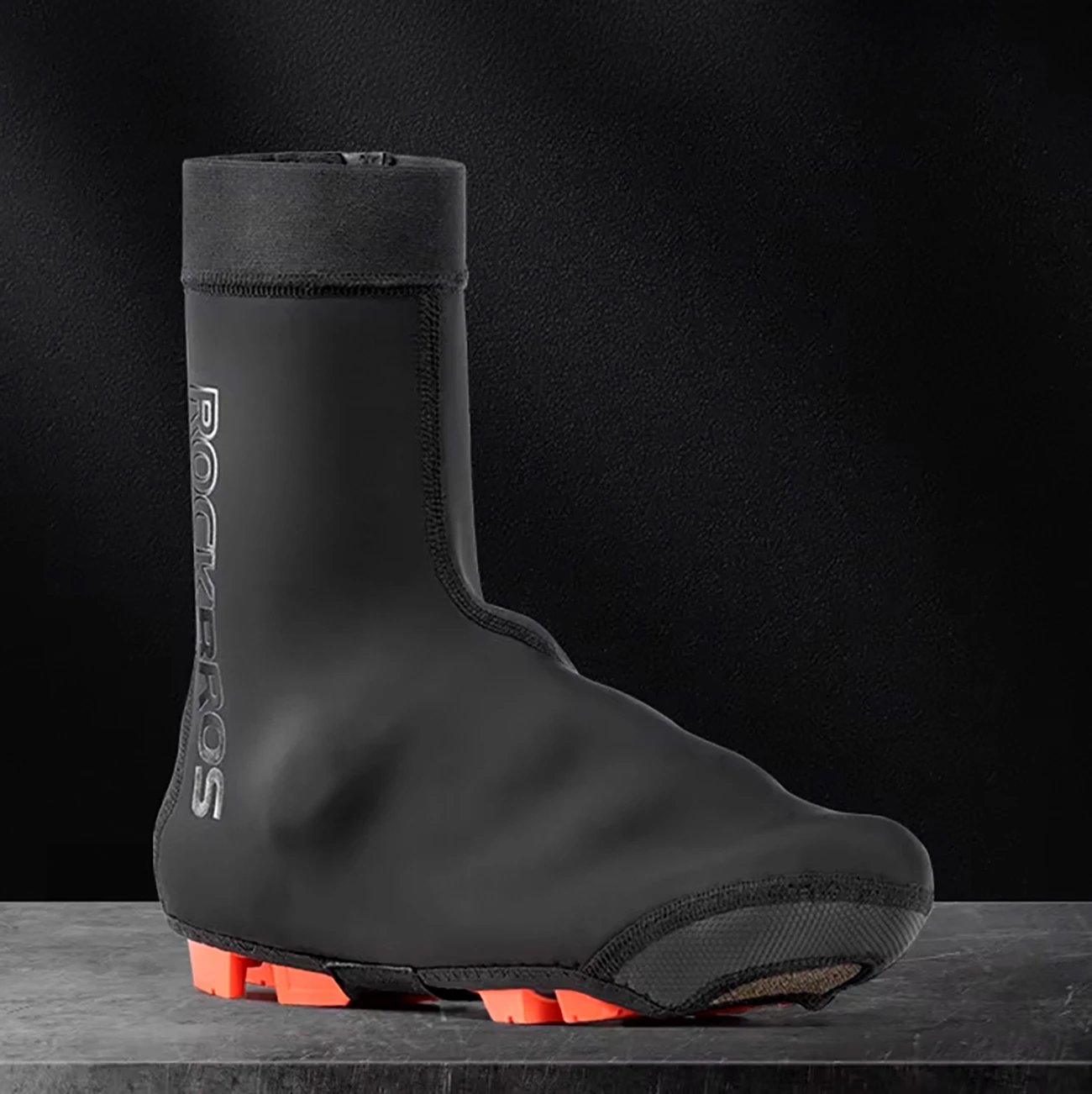 Mbrojtëse këpucësh biçiklete Rockbros LF1104-L, për çiklizëm, Madhësia L, e zezë