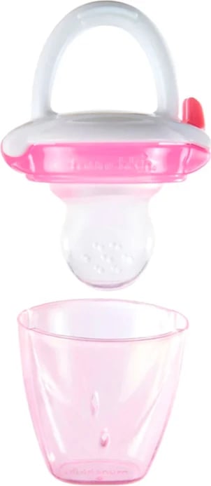 Ushqyes për fëmijë Munchkin Silicone Baby Food Feeder, rozë 