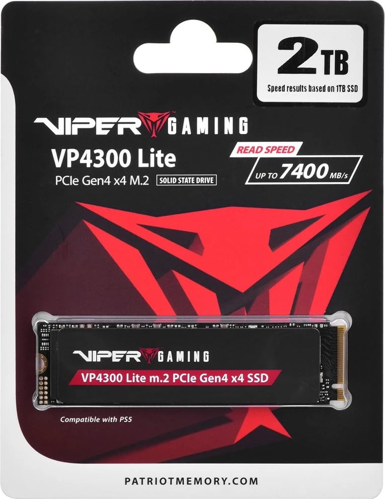 Patriot Viper VP4300 Lite - SSD - 2 TB - gaming - PCIe 4.0 x4 (NVMe)