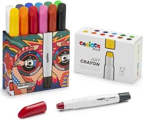 Markerë Carioca Plus Art Crayon 12 Ngjyra Markerë Carioca Plus Art Crayon 12 Ngjyra