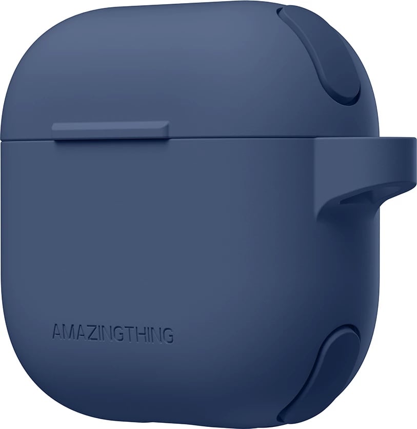 Mbështjellës AmazingThing Omni Case për AirPods 4, Kaltër e errët