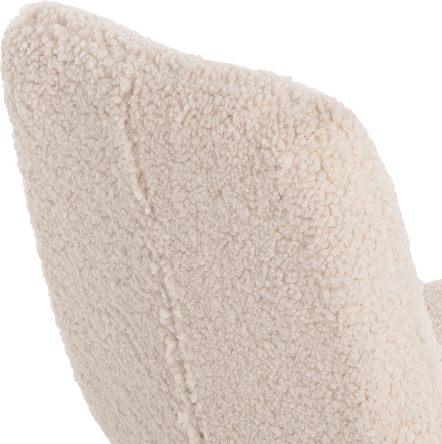 Karrige SHELLY FH8590.02, pëlhurë TEDDY, këmbë metalike bardhë-zi, 48x64x87Hcm., set prej 2 copash Karrige SHELLY FH8590.02, pëlhurë TEDDY, këmbë metalike bardhë-zi, 48x64x87Hcm., set prej 2 copash