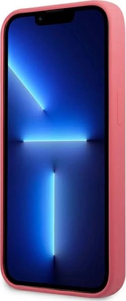 Mbështjellës Karl Lagerfeld Silicone Plaque për iPhone 13 mini, 5.4", Fuksia