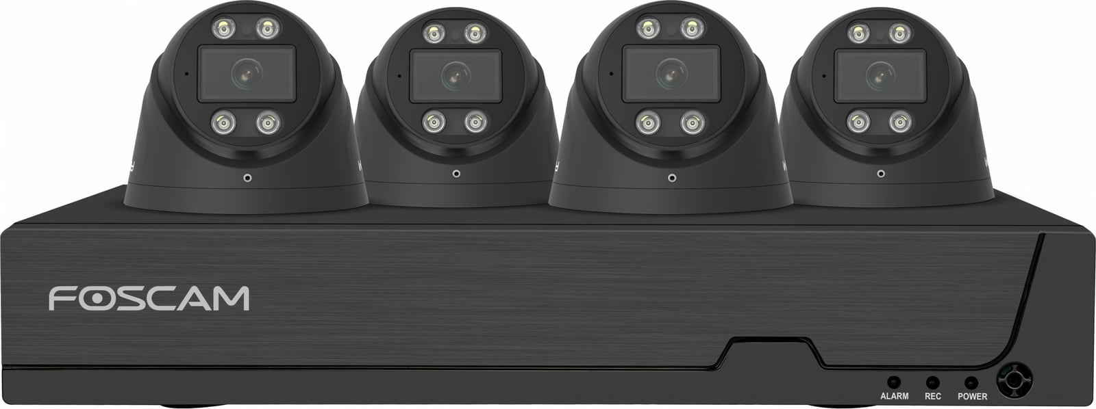 Set kamerash sigurie Foscam FN9108E-T4-2T, 4 kamera, recorder, 2TB, e zezë