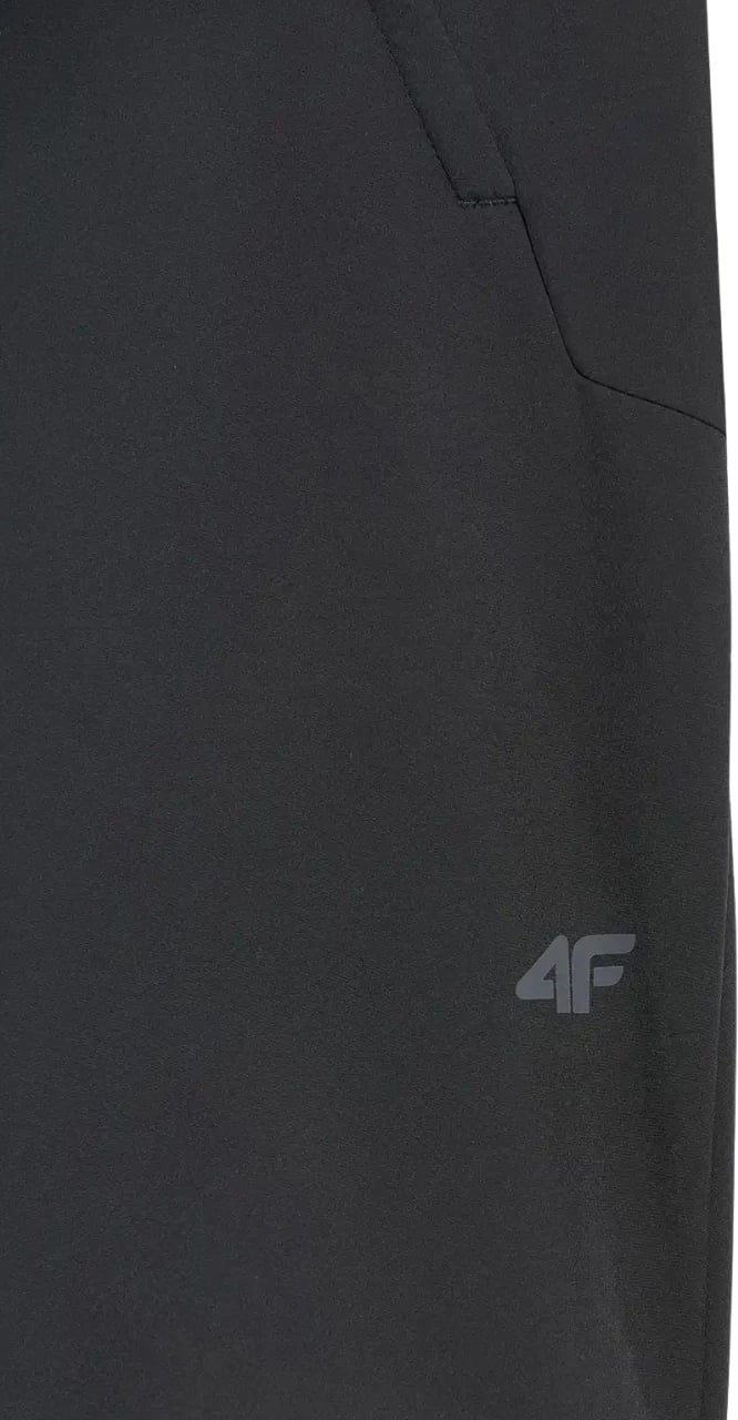 Pantallona trekking për meshkuj 4F, të zeza