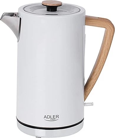 Çajnik elektrik Adler AD 1347w, i bardhë