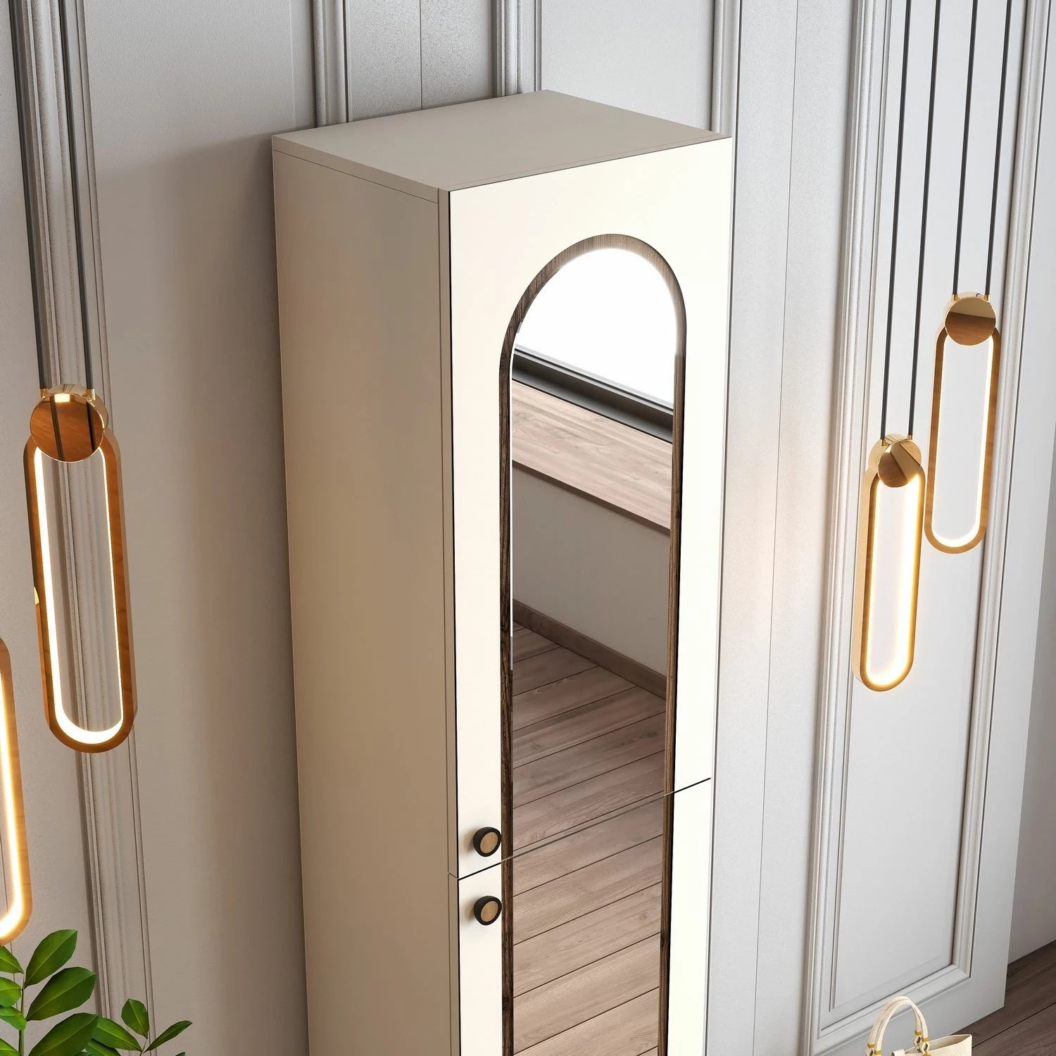 Stendë për korridor Skye Decor, Palermo M, krem, arre