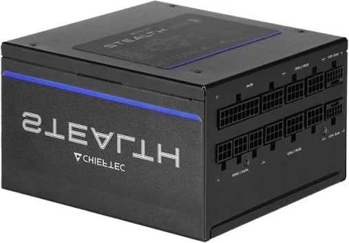 Furnizues energjie ATX, Chieftec SPX-1200-FC Stealth, 1200 W, 80+ Platinum, plotësisht modular, PCIe Gen5, i zi