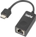 Adapter Ethernet Lenovo 4X90Q84427 USB-C në RJ45, e zezë