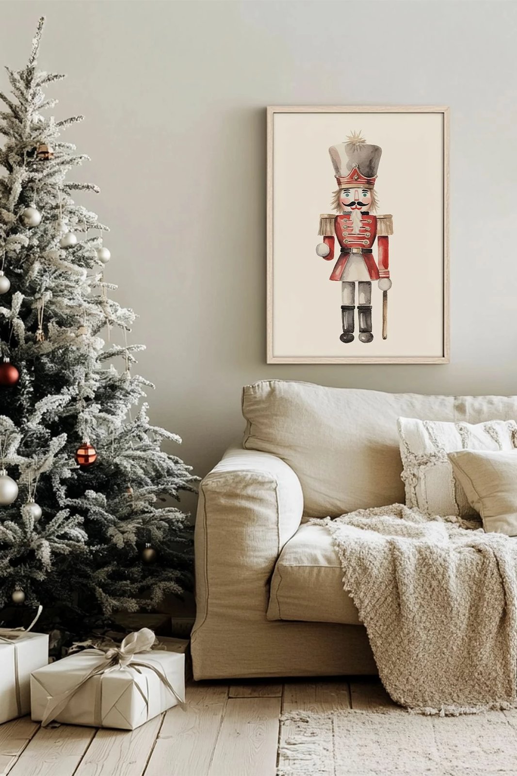 Pikturë dekorative me kornizë, Wallity, shumëngjyrëshe, Nwyearsngmdl36, 33x48cm