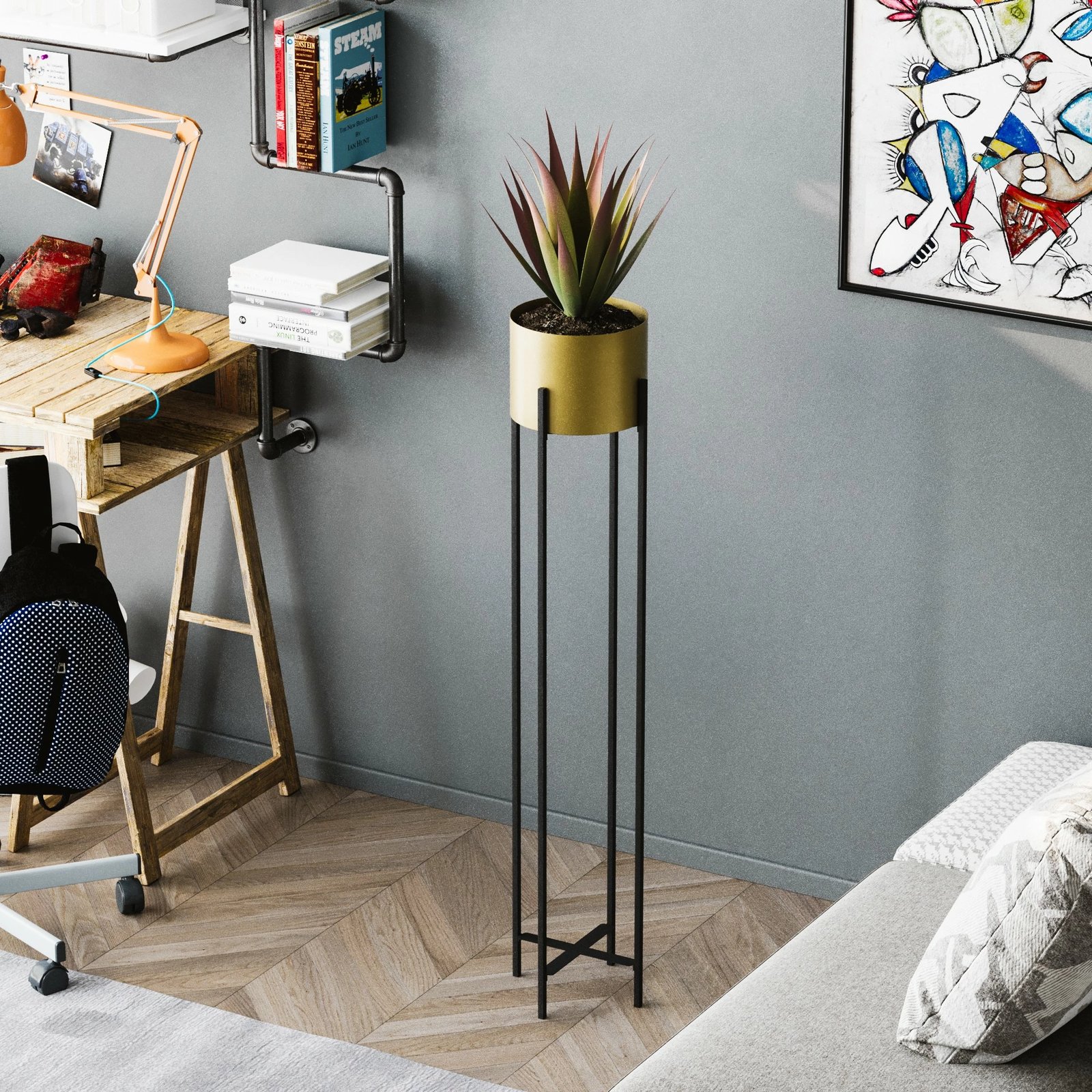 Vazo dekorative e zezë, Evila Originals, GED-024-A